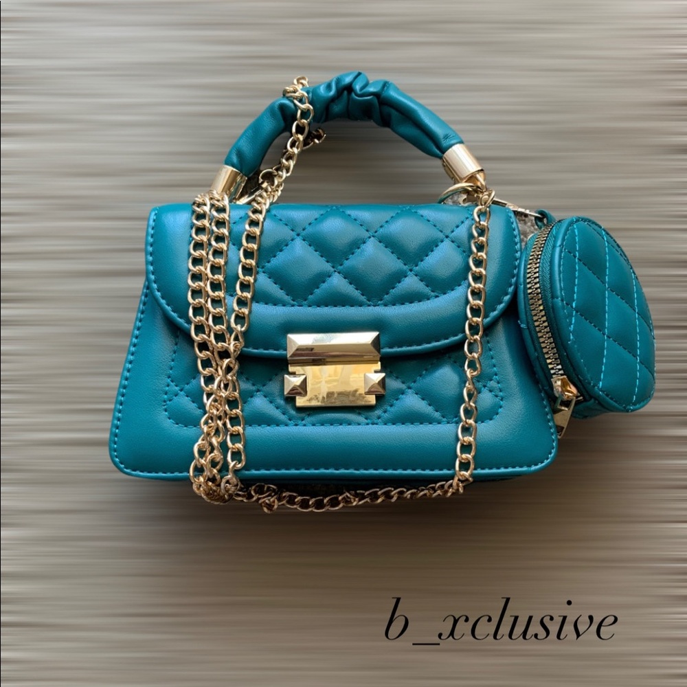 Mini lock crossbody bag